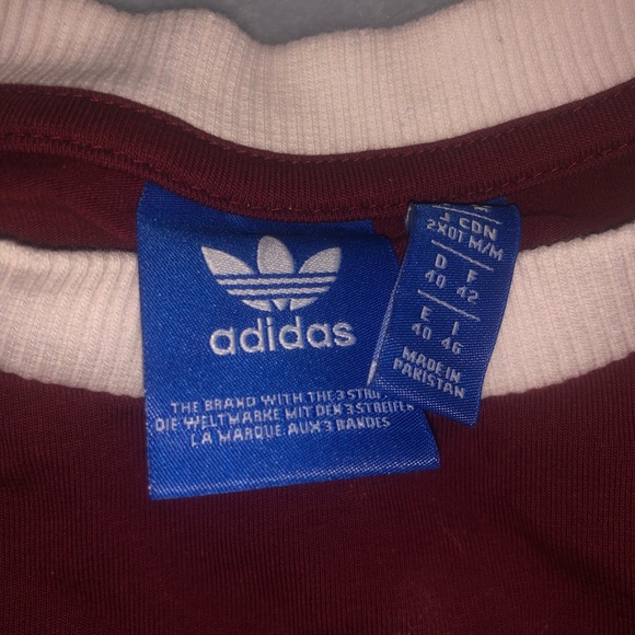 red adidas long sleeve top - Picture 2 of 2